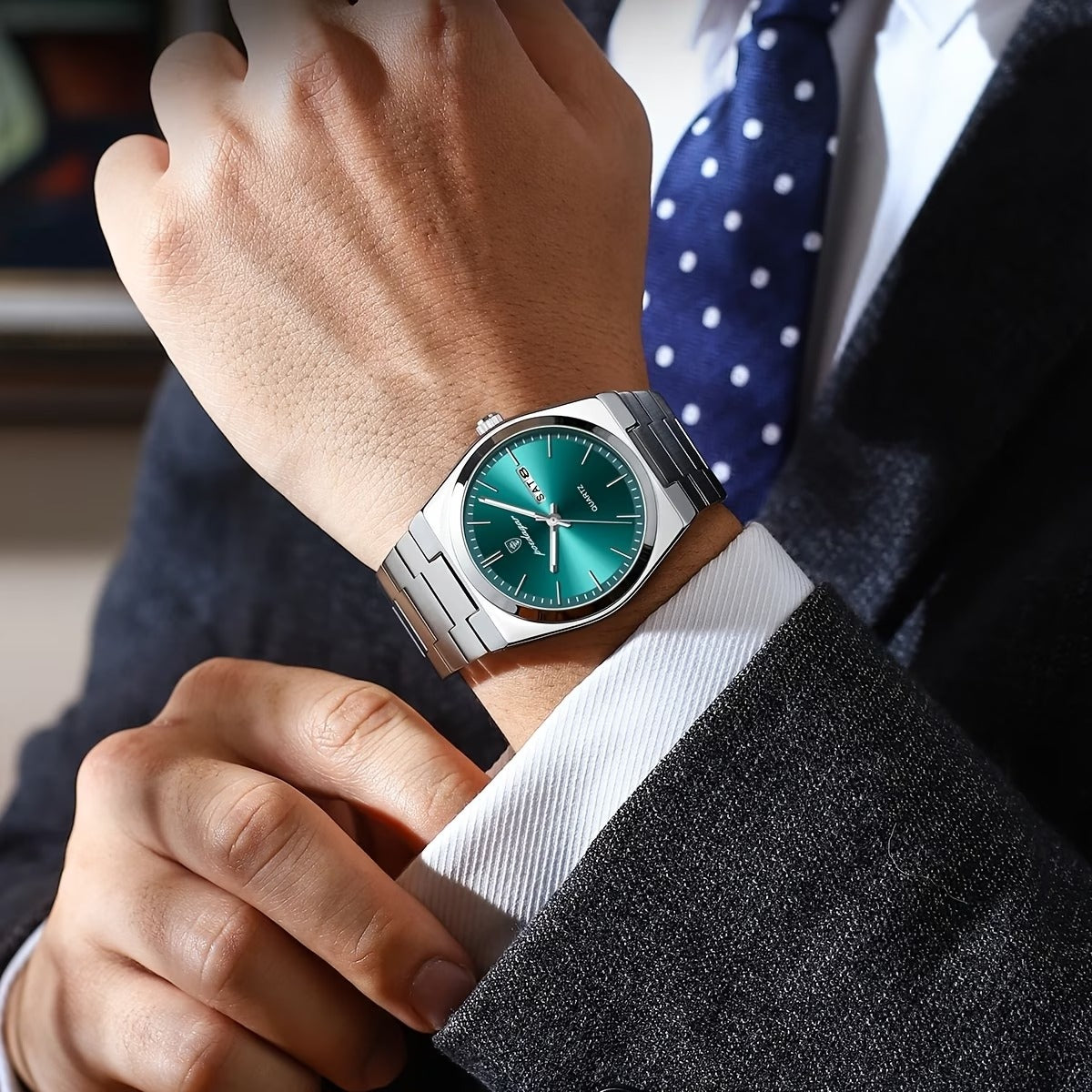 Premium POEDAGAR Waterproof Luminous Fashion Quartz  Wristwatch