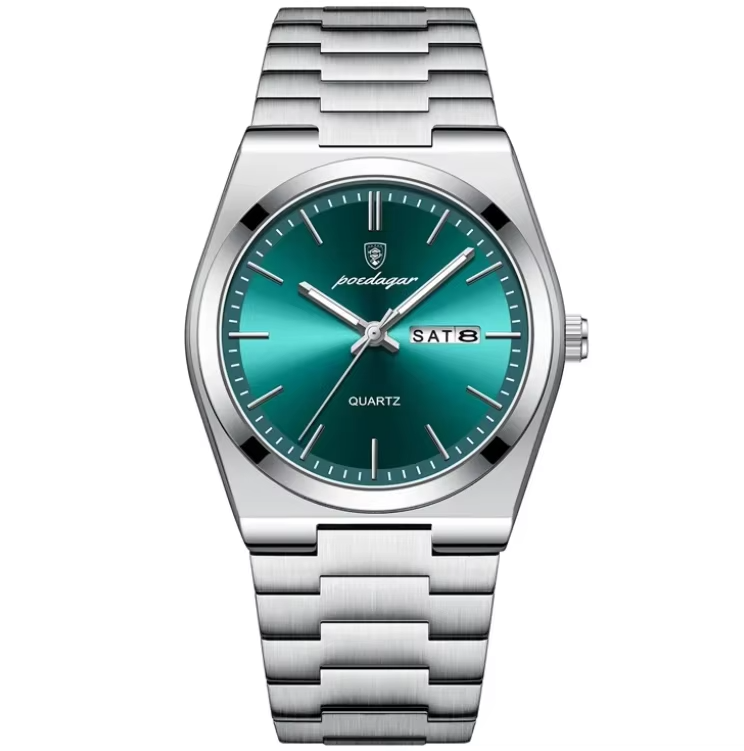 Premium POEDAGAR Waterproof Luminous Fashion Quartz  Wristwatch