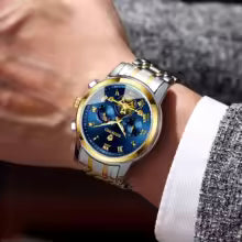 Luxury BINBOND Chronograph  Waterproof Quartz Watches