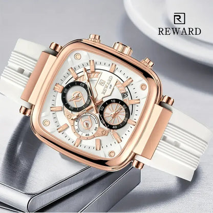 Luxury Reward Men's Chronograph White Edition